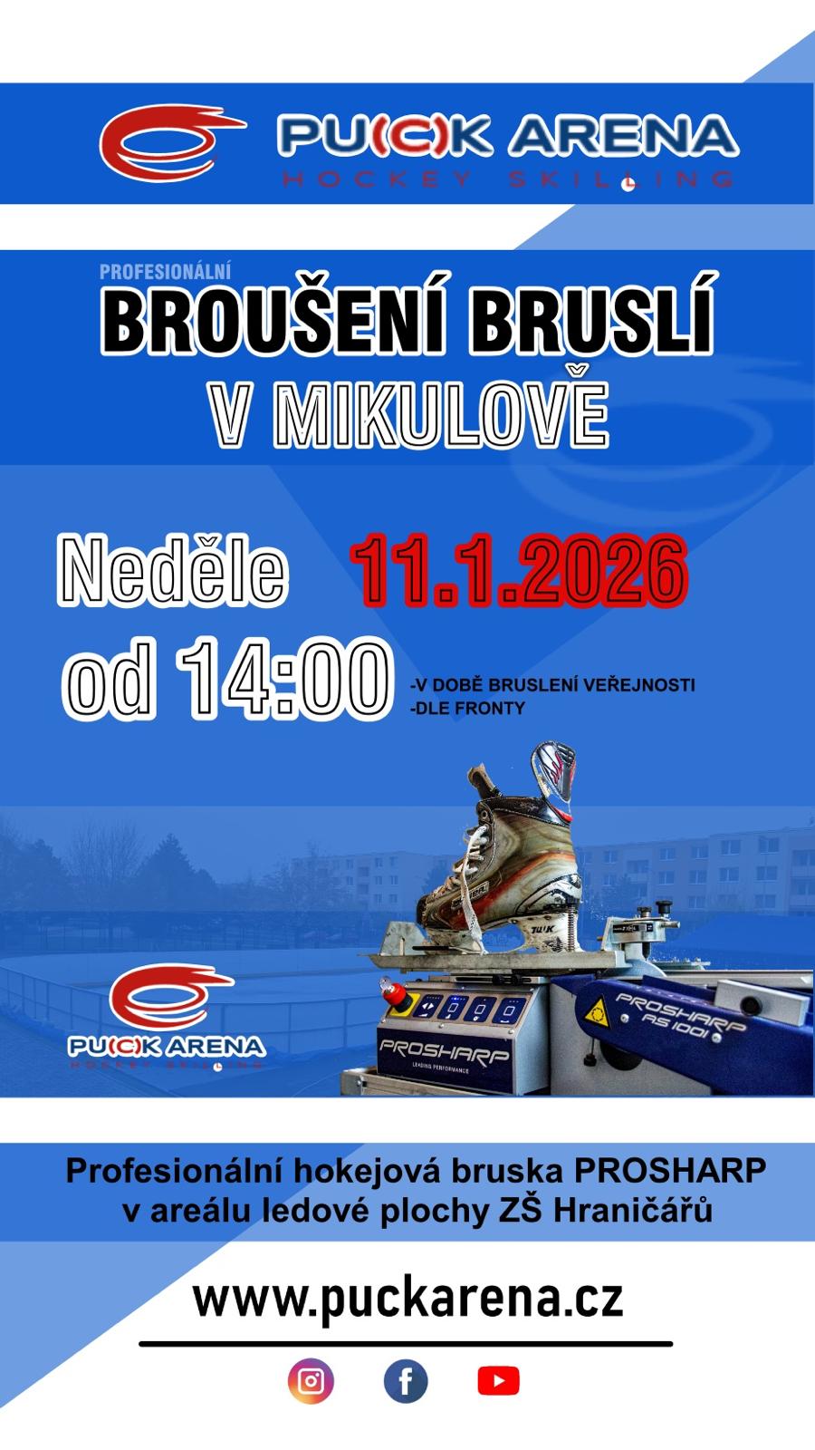 Broušení bruslí 11 01 2026